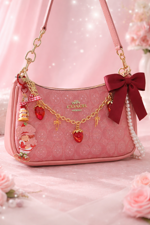 Strawberry X Coach Collab Shoulder Bag