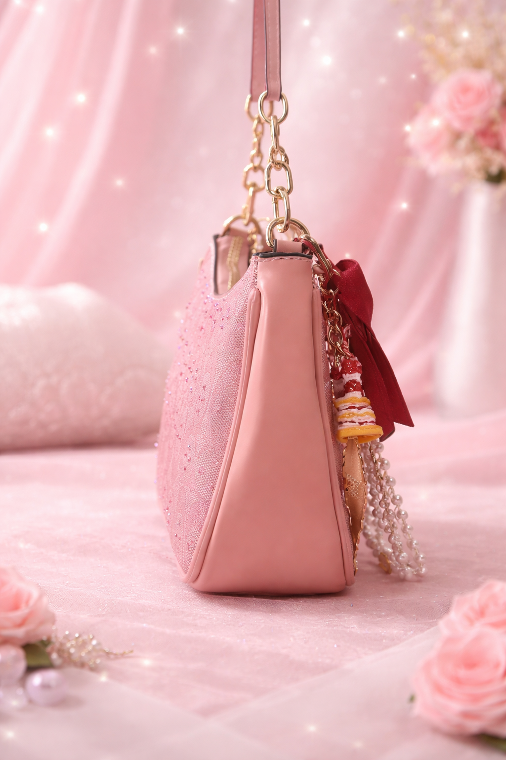 Strawberry X Coach Collab Shoulder Bag