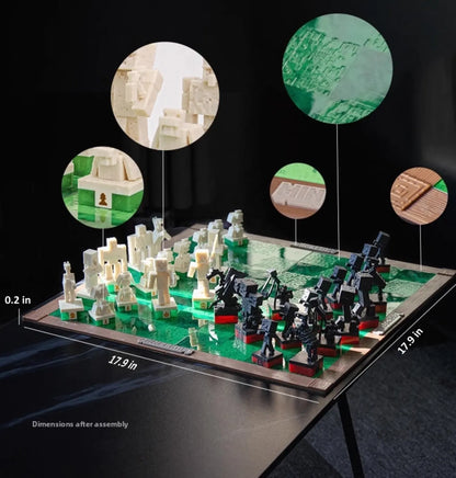 Minecraft Themed Chess Set VIP